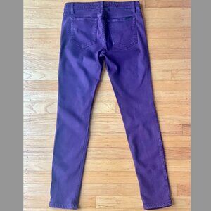 Joe's Women's Jeans Mid Rise Skinny in Purple size 28